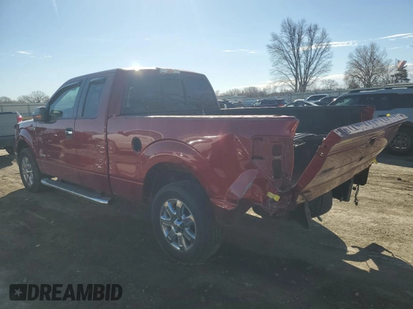 2013 Ford F-150 XL with VIN 1FTFX1CT7DKF94341, listed as a Copart auction lot 46542015 with 87,654 mi miles and Salvage Title. Bid and sale history available at carsss.com. Image 2.