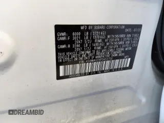 2023 Subaru Ascent Limited с VIN 4S4WMASDXP3453700, выставлен на аукционе Copart как лот 58479565 с пробегом 40 862 миль миль и Чистый • Clean title. История ставок и продаж доступна на DreamBid. Изображение 12.