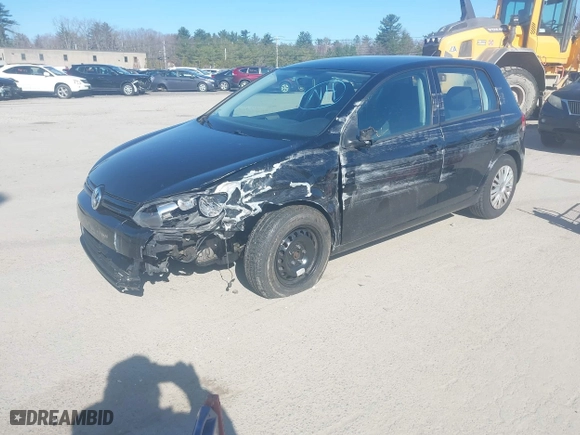 2013 Volkswagen Golf w/Conv & Sunroof with VIN WVWDB7AJ2DW138332, listed as a IAAI auction lot 42039901 with 113,636 mi miles. Bid and sale history available at carsss.com. Image 2.