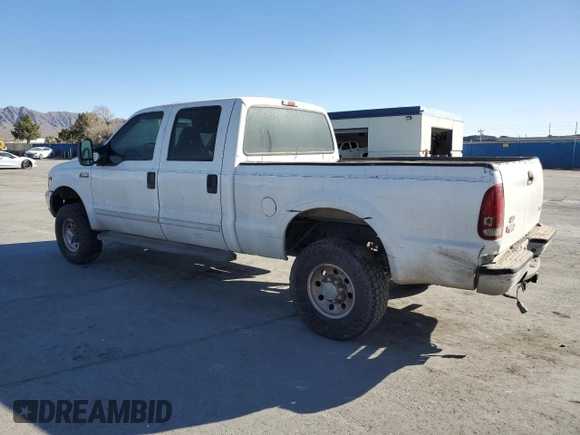 2001 Ford F-250 with VIN 3FTNW20S61MA46609, listed as a Copart auction lot 89076465 with 270,633 mi miles and Salvage title. Bid and sale history available at DreamBid. Image 2.