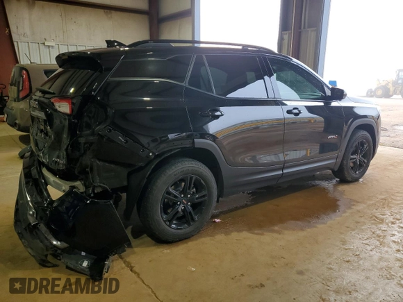 2022 GMC Terrain AT4 with VIN 3GKALYEVXNL197742, listed as a Copart auction lot 86256554 with 35,304 mi miles and Salvage Title. Bid and sale history available at DreamBid. Image 3.