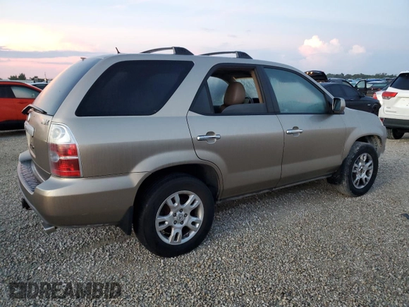 2006 Acura MDX Touring w/Navi with VIN 2HNYD18866H546209, listed as a Copart auction lot 73990674 with 199,383 mi miles and Salvage Title. Bid and sale history available at carsss.com. Image 3.