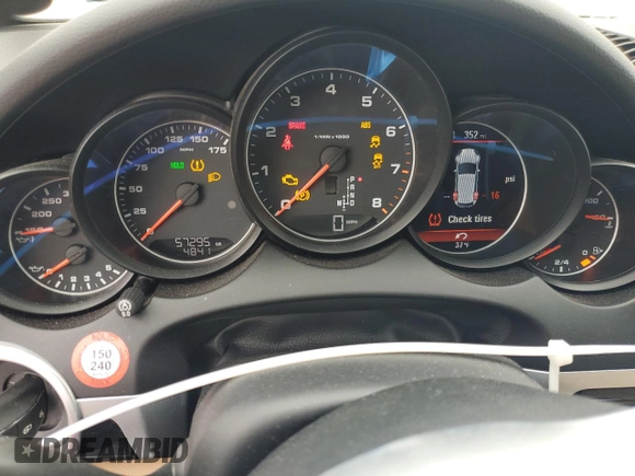 2018 Porsche Cayenne with VIN WP1AA2A27JKA04421, listed as a Copart auction lot 71092514 with 57,295 mi miles and Salvage title. Bid and sale history available at DreamBid. Image 9.