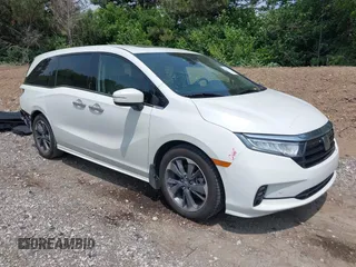 2023 Honda Odyssey Elite with VIN 5FNRL6H9XPB004959, listed as a IAAI auction lot 42419270 with 47,617 mi miles and . Bid and sale history available at DreamBid. Image 1.