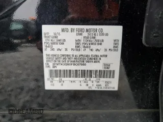 2015 Ford Edge SE with VIN 2FMTK3G9XFBC07950, listed as a Copart auction lot 57111795 with 123,358 mi miles and Clean title. Bid and sale history available at DreamBid. Image 13.