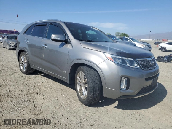 2014 Kia Sorento SX with VIN 5XYKWDA74EG448821, listed as a Copart auction lot 58160825 with 90,224 mi miles and Clean title. Bid and sale history available at DreamBid. Image 4.