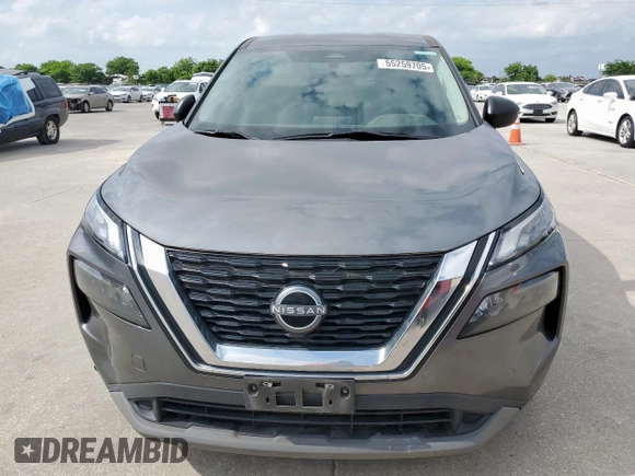 2023 Nissan Rogue S with VIN 5N1BT3AAXPC776245, listed as a Copart auction lot 55259705 with 155,869 mi miles and Clean Title. Bid and sale history available at DreamBid. Image 5.