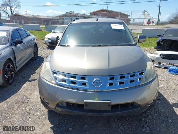 2003 Nissan Murano SL with VIN JN8AZ08T73W116536, listed as a IAAI auction lot 41872499 with 108,896 mi miles. Bid and sale history available at carsss.com. Image 6.