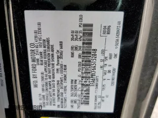 2019 Ford Mustang GT z VIN 1FA6P8CF6K5152848, wystawiony jako Copart lot #57571295 z przebiegiem 57 395 mil mil oraz Szkody całkowita. Historia ofert i sprzedaży dostępna na DreamBid. Obrazek 12.