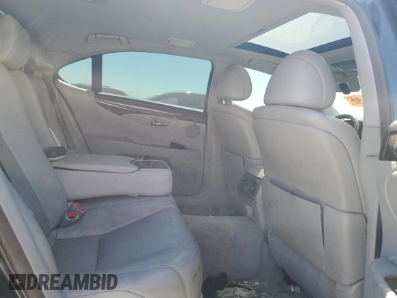 2007 Lexus LS 460 L with VIN JTHGL46F975018422, listed as a Copart auction lot 60941055 with Not provided miles and Clean title. Bid and sale history available at DreamBid. Image 10.