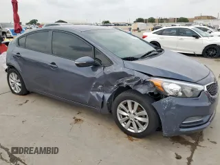 2014 Kia Forte LX with VIN KNAFX4A62E5219694, listed as a Copart auction lot 53436425 with 162,888 mi miles and Salvage Title. Bid and sale history available at carsss.com. Image 4.