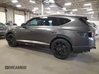 2022 Genesis GV80 Advanced Plus with VIN KMUHCESC6NU094073, listed as a Copart auction lot 58288045 with 43,327 mi miles and Salvage title. Bid and sale history available at DreamBid. Image 2.