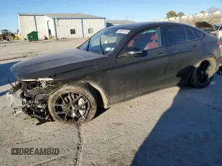 2021 Mercedes-Benz GLC with VIN W1N0J6EB4MF910126, listed as a Copart auction lot 88961335 with 34,425 mi miles and Salvage Title. Bid and sale history available at carsss.com. Image 1.