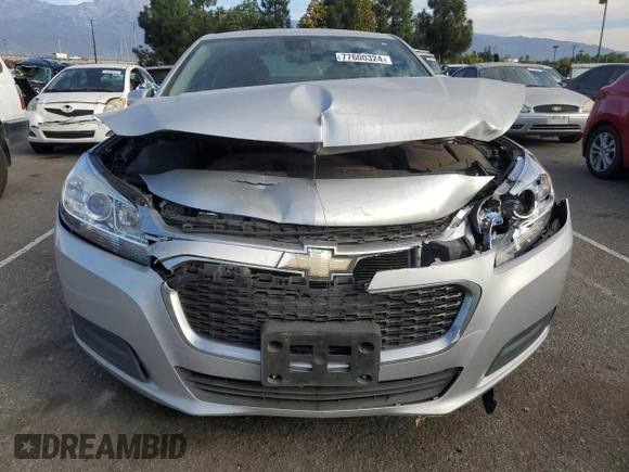 2016 Chevrolet Malibu Limited LT with VIN 1G11C5SA5GU156996, listed as a Copart auction lot 77600324 with 164,487 mi miles and Clean Title. Bid and sale history available at carsss.com. Image 5.