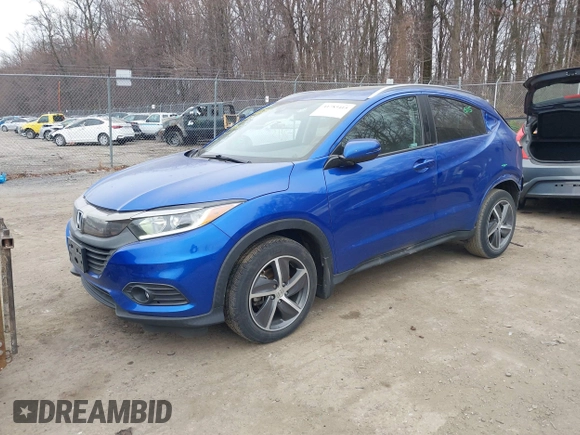 2021 Honda HR-V EX with VIN 3CZRU6H54MM718761, listed as a IAAI auction lot 41783415 with 93,899 mi miles. Bid and sale history available at carsss.com. Image 21.
