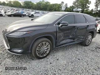 2022 Lexus RX 350L Luxury z VIN JTJJZKEA1N2024291, wystawiony jako Copart lot #54194105 z przebiegiem 54 708 mil mil oraz Szkoda całkowita • Salvage title. Historia ofert i sprzedaży dostępna na DreamBid. Obrazek 1.