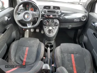2013 FIAT 500 Abarth with VIN 3C3CFFFH9DT611251, listed as a Copart auction lot 51603025 with 62,190 mi miles and Salvage title. Bid and sale history available at DreamBid. Image 8.