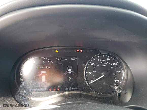 2021 Nissan Kicks SV with VIN 3N1CP5CV3ML532769, listed as a Copart auction lot 46918495 with 46,189 mi miles and Salvage Title. Bid and sale history available at carsss.com. Image 9.