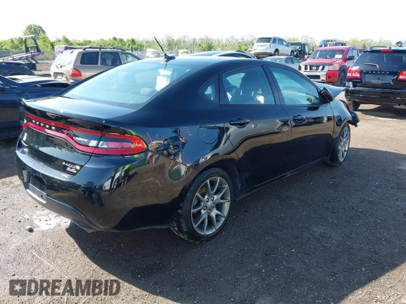2014 Dodge Dart SXT with VIN 1C3CDFBB5ED909827, listed as a IAAI auction lot 42133689 with 100,214 mi miles and . Bid and sale history available at carsss.com. Image 4.