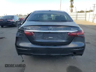 2023 Mercedes-Benz E 450 with VIN W1KZF5KB6PB185502, listed as a Copart auction lot 85794934 with 8,351 mi miles and Salvage Title. Bid and sale history available at DreamBid. Image 6.