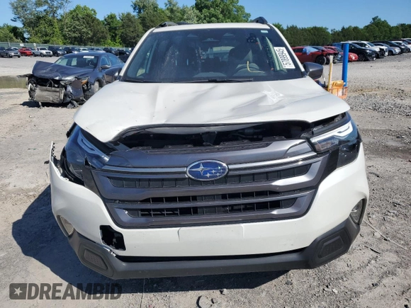 2025 Subaru Forester Premium with VIN JF2SLDBC1SH445867, listed as a Copart auction lot 57899945 with 9,966 mi miles and Salvage title. Bid and sale history available at DreamBid. Image 5.
