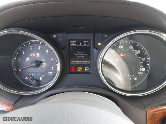 2011 Jeep Grand Cherokee Overland with VIN 1J4RR6GT9BC652336, listed as a IAAI auction lot 42028574 with 223,253 mi miles. Bid and sale history available at carsss.com. Image 7.