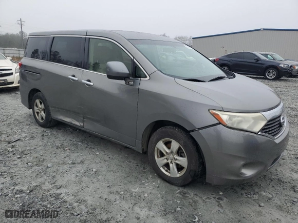 2015 Nissan Quest SV with VIN JN8AE2KP5F9123183, listed as a Copart auction lot 44606955 with 163,278 mi miles and Salvage Title. Bid and sale history available at carsss.com. Image 4.