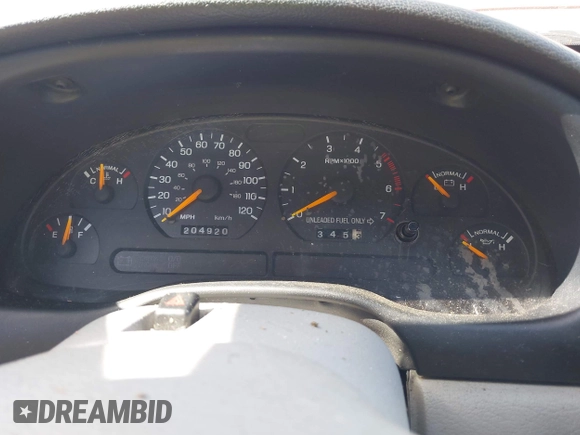 1998 Ford Mustang with VIN 1FAFP4041WF223546, listed as a IAAI auction lot 42283631 with 204,920 mi miles and . Bid and sale history available at DreamBid. Image 7.