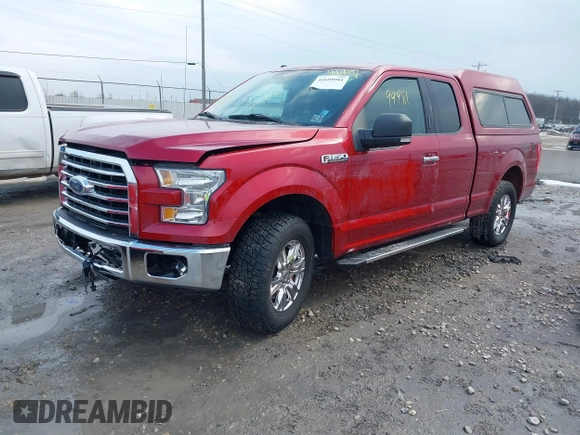 2017 Ford F-150 XL with VIN 1FTFX1EF3HFC83964, listed as a IAAI auction lot 41699981 with 66,703 mi miles. Bid and sale history available at carsss.com. Image 2.