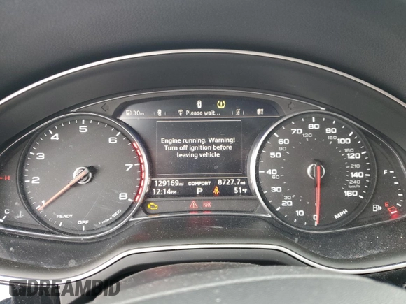 2017 Audi Q7 Premium Plus with VIN WA1LAAF7XHD025815, listed as a Copart auction lot 52517995 with 129,169 mi miles and Clean Title. Bid and sale history available at carsss.com. Image 9.