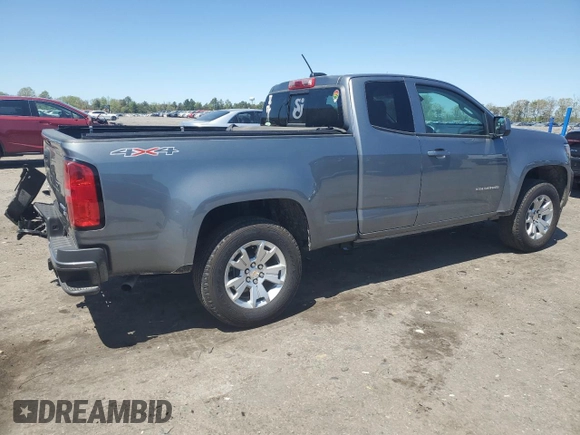 2022 Chevrolet Colorado 4WD LT z VIN 1GCHTCEA8N1298831, wystawiony jako Copart lot #53685745 z przebiegiem 9 293 mil mil oraz Szkoda całkowita • Salvage title. Historia ofert i sprzedaży dostępna na DreamBid. Obrazek 3.