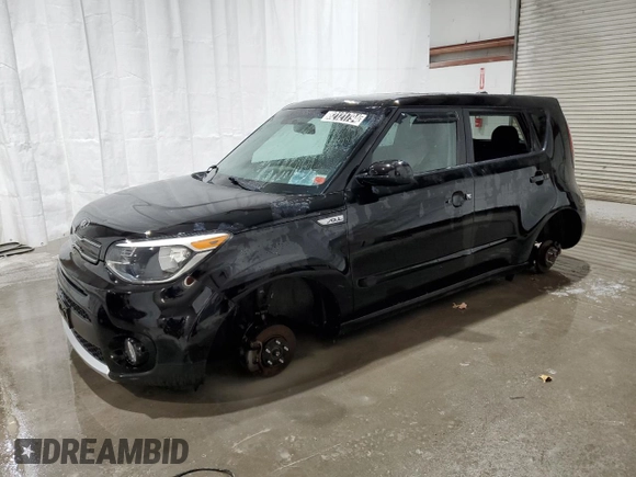 2017 Kia Soul + with VIN KNDJP3A55H7410808, listed as a Copart auction lot 87384054 with 93,790 mi miles and Non Repairable. Bid and sale history available at DreamBid. Image 1.