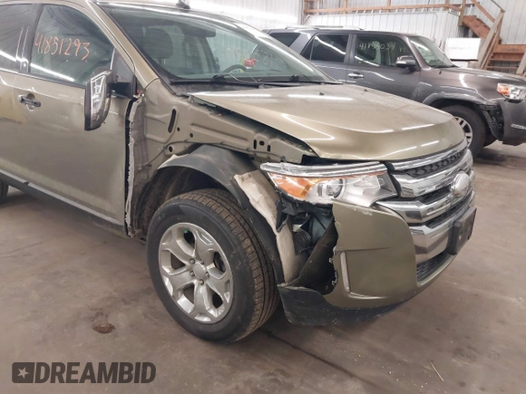 2013 Ford Edge SEL with VIN 2FMDK4JC0DBE09448, listed as a IAAI auction lot 41851293 with 166,501 mi miles. Bid and sale history available at carsss.com. Image 6.