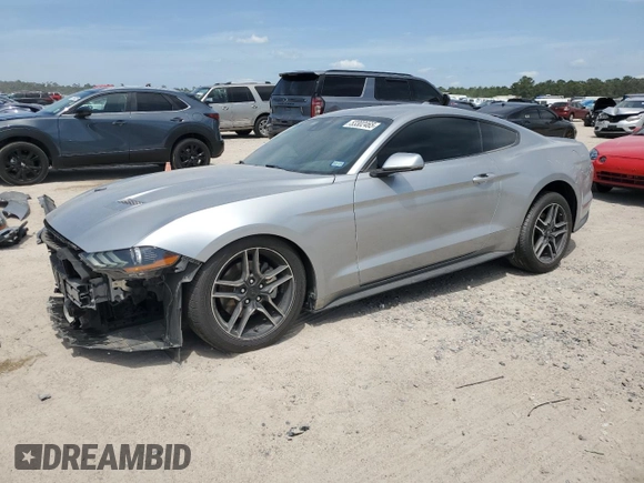 2023 Ford Mustang EcoBoost z VIN 1FA6P8TH9P5105662, wystawiony jako Copart lot #53302465 z przebiegiem 31 107 mil mil oraz Szkoda całkowita • Salvage title. Historia ofert i sprzedaży dostępna na DreamBid. Obrazek 1.
