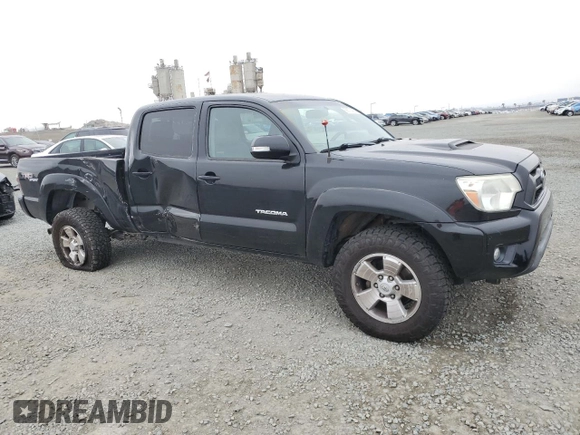 2013 Toyota Tacoma with VIN 3TMMU4FN8DM060241, listed as a Copart auction lot 56577495 with 185,572 mi miles and Salvage title. Bid and sale history available at DreamBid. Image 4.