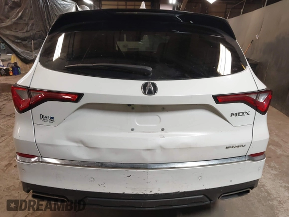 2023 Acura MDX w/Technology Package with VIN 5J8YE1H40PL041191, listed as a IAAI auction lot 41390022 with 6,074 mi miles. Bid and sale history available at carsss.com. Image 16.