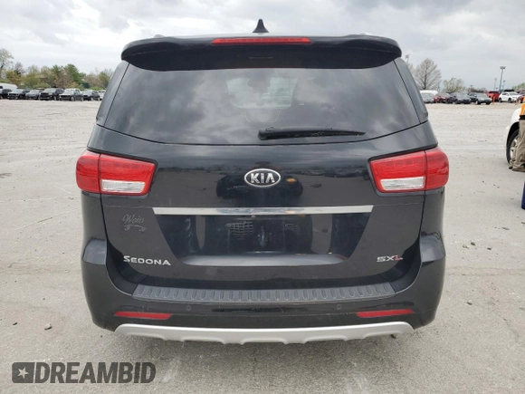 2018 Kia Sedona SX-L with VIN KNDME5C10J6375793, listed as a Copart auction lot 51363415 with 0 mi miles and Clean Title. Bid and sale history available at carsss.com. Image 6.