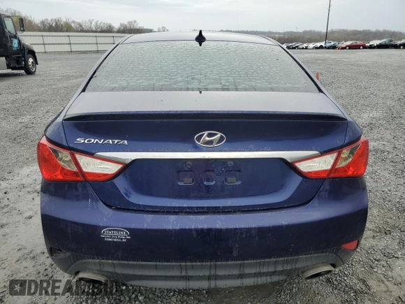 2014 Hyundai Sonata SE with VIN 5NPEC4AC0EH820151, listed as a Copart auction lot 50064345 with 178,442 mi miles and Salvage Title. Bid and sale history available at DreamBid. Image 6.