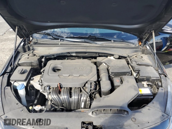2016 Kia Optima LX with VIN 5XXGT4L38GG028477, listed as a Copart auction lot 46184195 with 80,024 mi miles and Salvage Title. Bid and sale history available at carsss.com. Image 12.