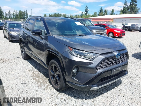 2021 Toyota RAV4 Hybrid XSE with VIN 4T3E6RFV2MU029187, listed as a IAAI auction lot 42620387 with 78,919 mi miles and . Bid and sale history available at DreamBid. Image 1.