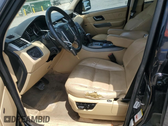 2008 Land Rover Range Rover Sport HSE with VIN SALSF254X8A135130, listed as a Copart auction lot 54496565 with 182,825 mi miles and Salvage Title. Bid and sale history available at DreamBid. Image 7.