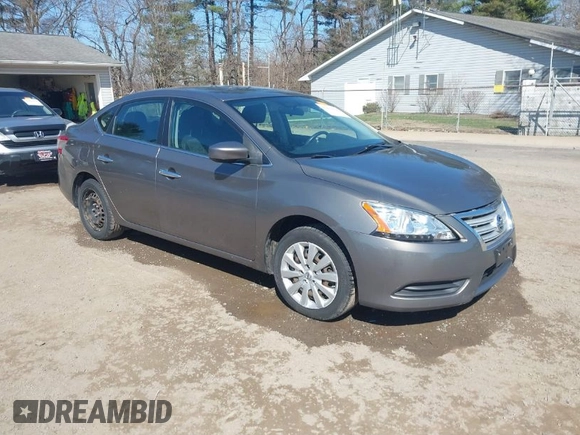 2015 Nissan Sentra SV with VIN 3N1AB7AP2FY243197, listed as a IAAI auction lot 41823476 with 66,736 mi miles and . Bid and sale history available at DreamBid. Image 1.
