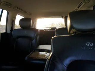2011 Infiniti QX56 7-passenger with VIN JN8AZ2NF0B9504120, listed as a Copart auction lot 65983434 with 200,645 mi miles and Clean Title. Bid and sale history available at carsss.com. Image 10.
