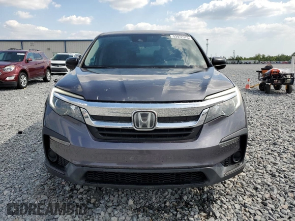 2019 Honda Pilot LX with VIN 5FNYF5H19KB016889, listed as a Copart auction lot 53972975 with 75,721 mi miles and Salvage Title. Bid and sale history available at DreamBid. Image 5.