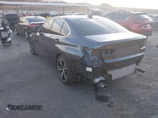 2019 BMW 3 Series 330i xDrive with VIN WBA5R7C58KAJ81967, listed as a IAAI auction lot 41093104 with 46,445 mi miles. Bid and sale history available at carsss.com. Image 3.