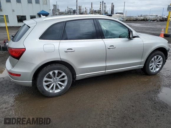 2014 Audi Q5 Premium Plus with VIN WA1VFCFP6EA062623, listed as a Copart auction lot 55485885 with 95,202 mi miles and Salvage title. Bid and sale history available at DreamBid. Image 3.