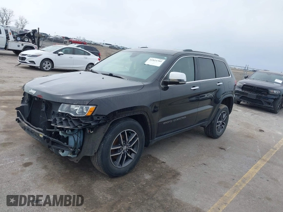 2018 Jeep Grand Cherokee Limited with VIN 1C4RJFBG8JC389892, listed as a IAAI auction lot 41824704 with 40,516 mi miles and . Bid and sale history available at DreamBid. Image 20.