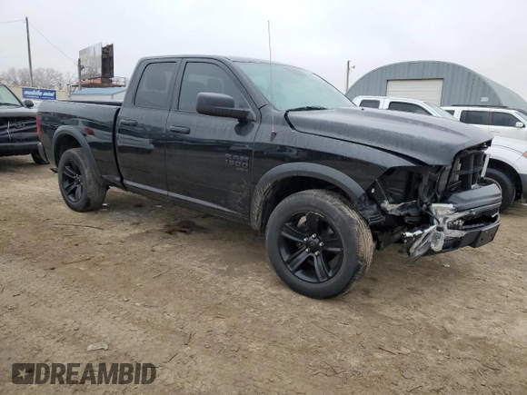 2021 Ram 1500 Classic Warlock with VIN 1C6RR7GG8MS547379, listed as a Copart auction lot 44006855 with 33,820 mi miles and Salvage Title. Bid and sale history available at carsss.com. Image 4.