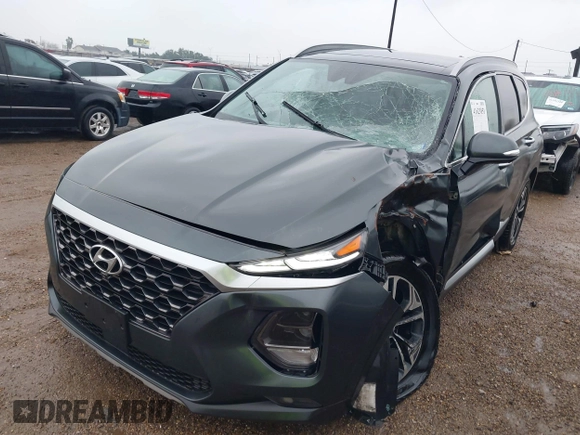 2019 Hyundai Santa Fe Ultimate with VIN 5NMS53AA9KH055620, listed as a IAAI auction lot 41623851 with 39,717 mi miles. Bid and sale history available at carsss.com. Image 2.