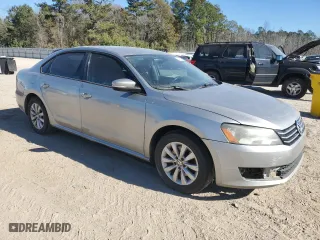 2014 Volkswagen Passat Wolfsburg Ed with VIN 1VWAS7A30EC074232, listed as a Copart auction lot 86975554 with 197,060 mi miles and Salvage Title. Bid and sale history available at carsss.com. Image 4.